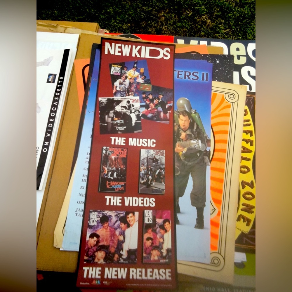 NEW KIDS ON THE BLOCK Promo Poster Vintage